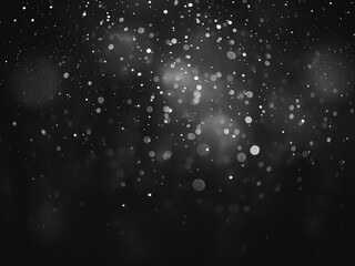 Obraz premium Monochrome light spots blur against a dark background