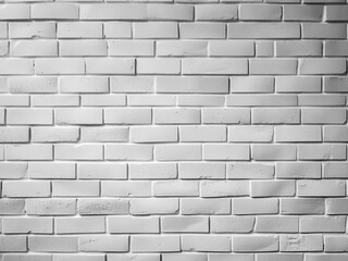 Fototapeta premium Background adorned with beautiful white brick wall textures