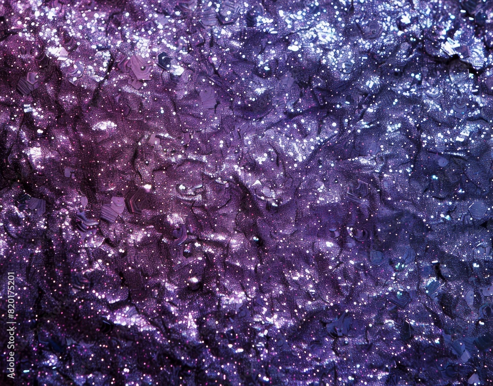 Poster sparkling purple textured background - close-up view of a textured purple surface with sparkling eff