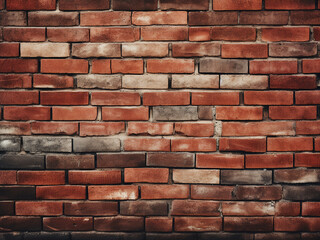 Obraz premium Black and white brick wall texture pattern, ideal for interior or exterior design projects