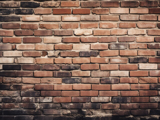 Fototapeta premium Versatile brick wall texture pattern in black and white, suitable for various designs