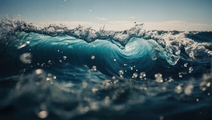 Water splash effect background
