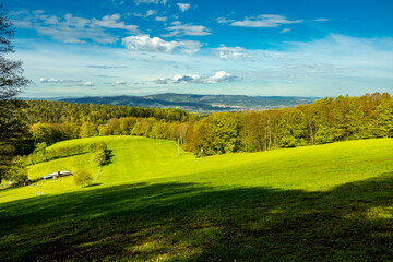 Eine früh morgendliche Wanderung rund um die Stadt Schmalkalden mit ihrer wunderschönen Landschaft - Thüringen - Deutschland