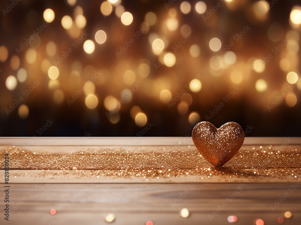 Poster showcase your products on a rustic table against a festive backdrop