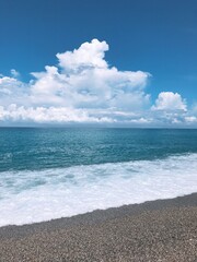 beach and blue sky