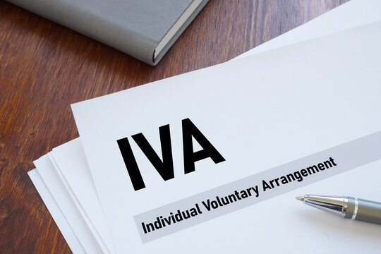 Individual voluntary arrangement IVA is shown using the text