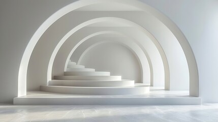 Contemporary backdrop for presenting products in the digital age of online shopping