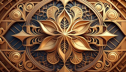 Refined Geometric Elegance: Elegant Embellishments