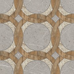 Geometric decor. Seamless Pattern Used For Interior Exterior Ceramic Wall Tiles And Floor Tiles. Parquet floor element. modern marble mosaic, abstract background, wallpaper, hexagon tile.
