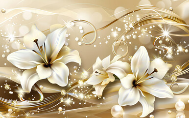 background with flowers