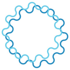 Star line icon. Vector illustration.