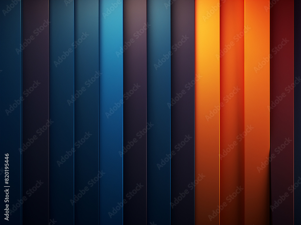Poster vibrant colors and geometric patterns adorn a retro-inspired backdrop with minimalist charm