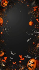 the concept of halloween day. copy space