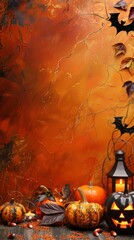 background with copy space of halloween