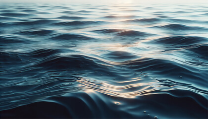Water texture with ripples, serene art