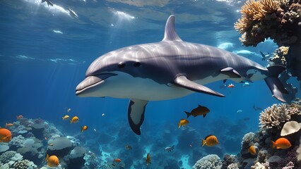 Fototapeta premium ANIMALS AND BEAUTIFUL VIEWS