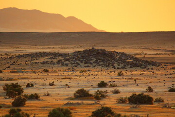 Sunset in Namibia