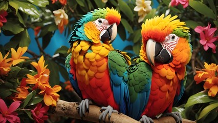 Obraz premium BEAUTIFULL BIRDS 