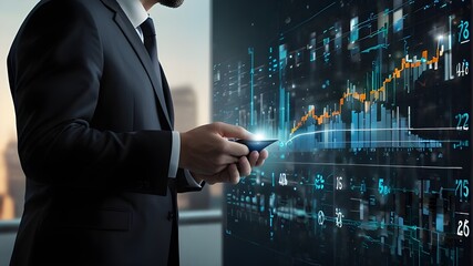 Future big data analytics and business intelligence research for businessmen, analysts, and investors that make panoramic banner kudos will be facilitated by this futuristic company digital financial 