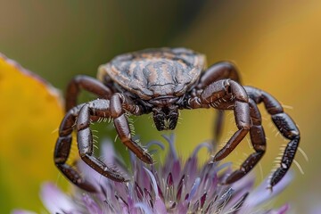 Macro shoot of a tick.	
