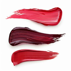 Smears of lipstick, nail polish or paint