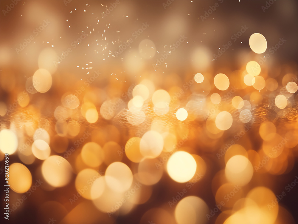 Poster textured backdrop with blurred bokeh lights for festive occasions