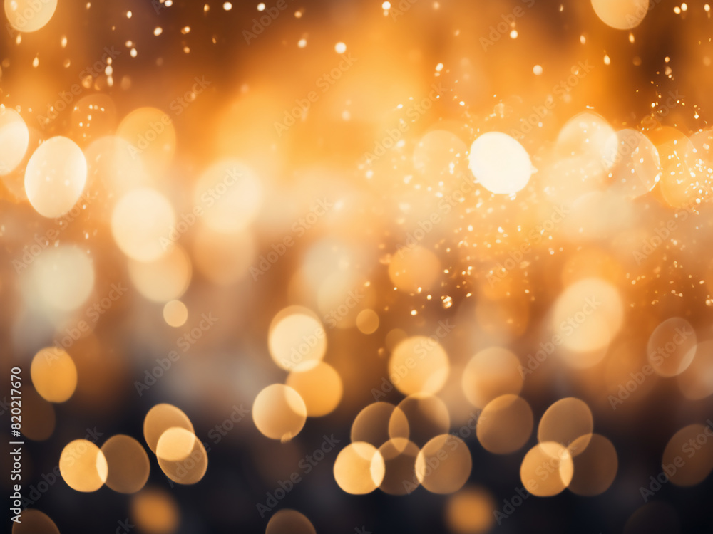 Poster textured background adorned with defocused bokeh lights
