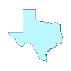 Texas map icon