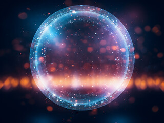 Circular bokeh light ideal for background use