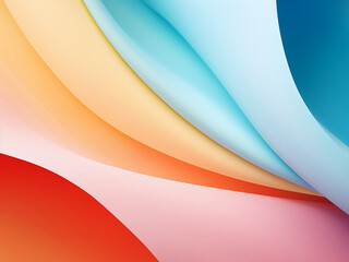 Obraz premium Colorful pastel paper sparks creativity in backgrounds