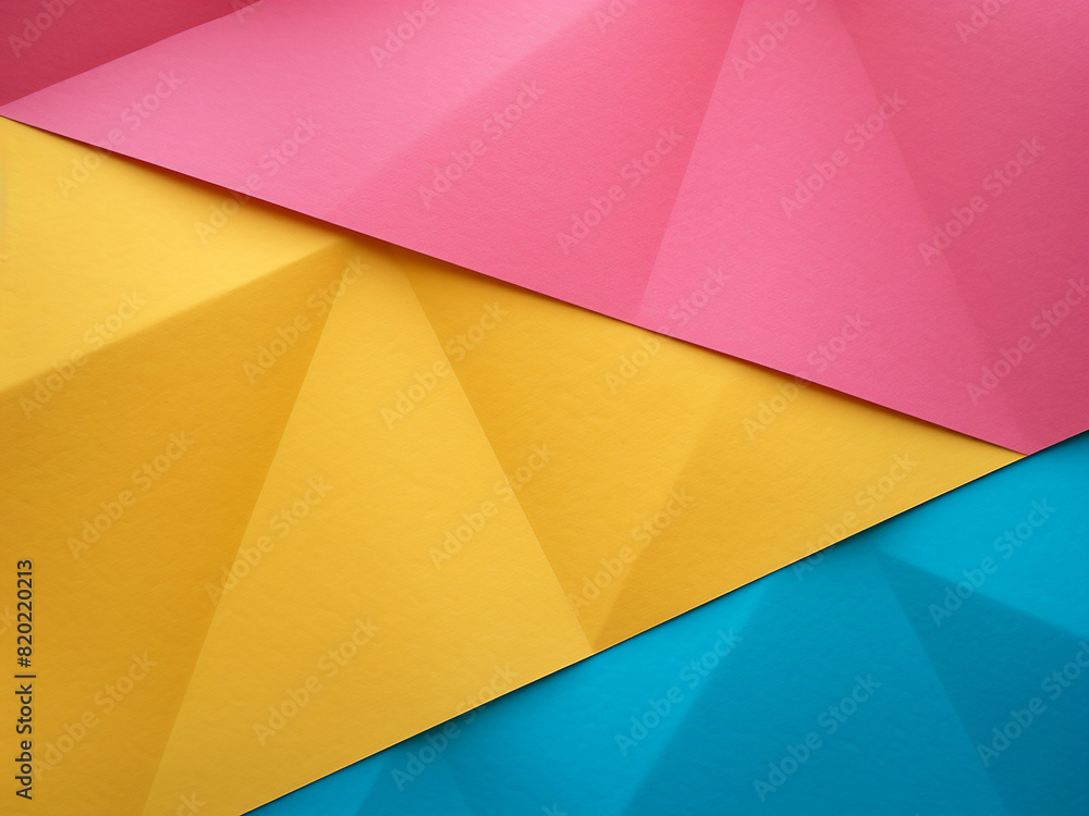 Poster soft paper backgrounds feature geometric patterns in trendy colors