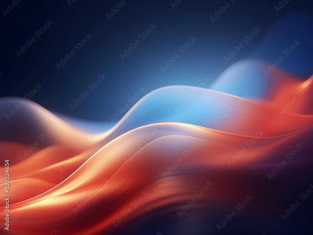 Poster subdued backdrop showcasing gentle, abstract light patterns