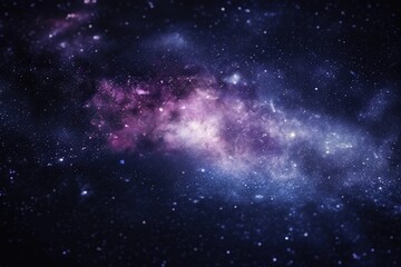 Vibrant colors of the galaxy at night