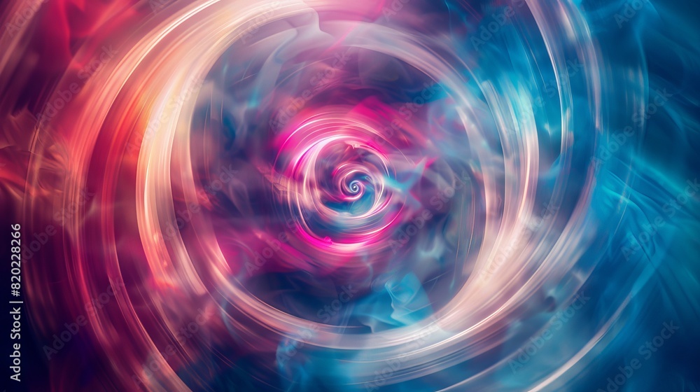 Aufkleber colorful abstract swirl design creating a sense of motion and energy, perfect for backgrounds and cr