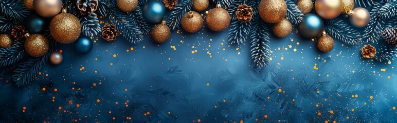 Christmas banner. Background Xmas design. Horizontal holiday christmas poster, greeting cards, headers for website