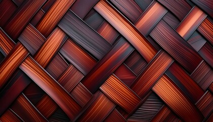 Rustic Wooden Texture - Abstract Dark Brown Wood Grain Background