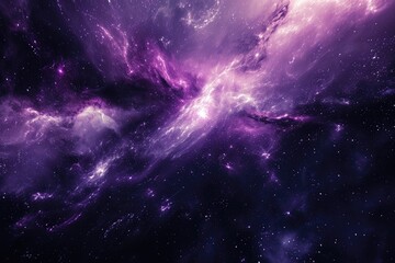 Fototapeta premium Amazing cosmic scene with stars and planets