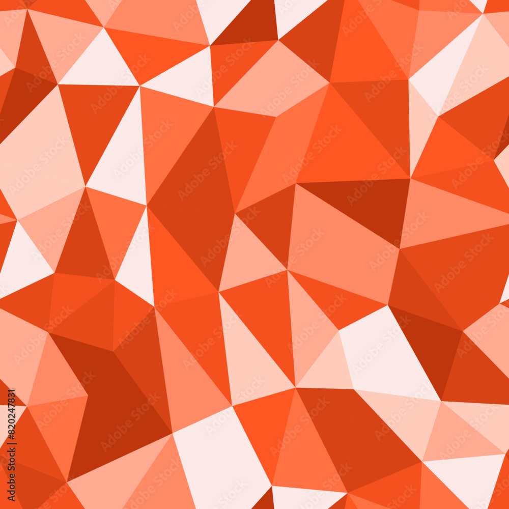 Poster geometric template background. medium triangles size. repeatable pattern. cotton candy color palette