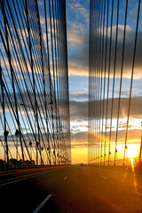 Wrocław  Most Rędziński o świcie © Darcos