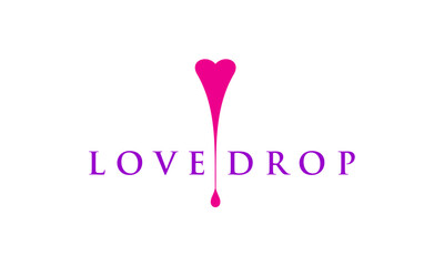 Love drop logo design ideas 
