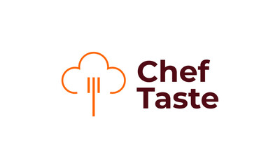 Chef Taste Restaurant logo design ideas 