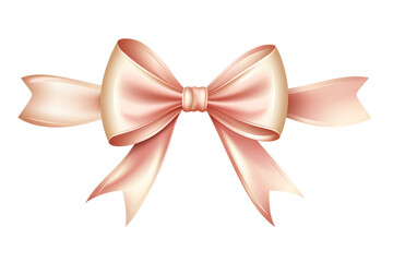 Vintage ribbon isolated on transparent background, cut out, PNG.
