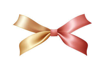Vintage ribbon isolated on transparent background, cut out, PNG.