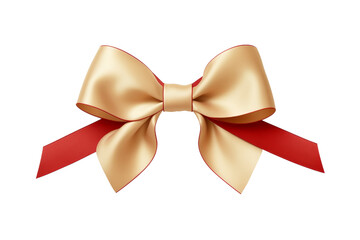 Vintage ribbon isolated on transparent background, cut out, PNG.