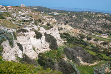 Landscape view of Kastri Island near Kampos town from Castle of Kefalos Kos Island South Aegean...