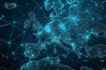 Digital Europe Connectivity Map. Generative AI.