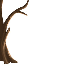 illustration of an background, tree