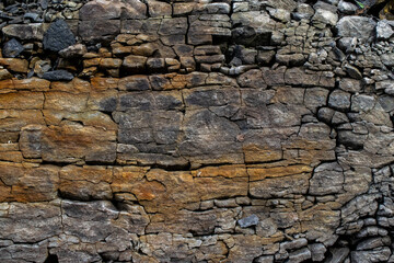 background of stones and minerals, mining origin.