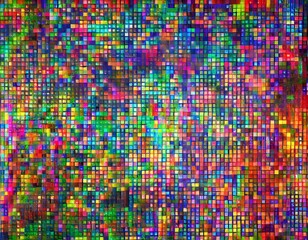 Fototapeta premium colorful abstract square pixel pixels