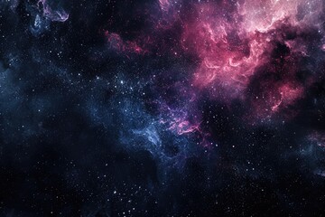 Beautiful galaxy background with stars and planets